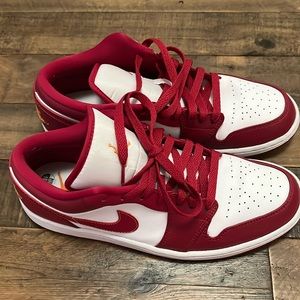Nike Dunk Low - red and white Mens 10.5